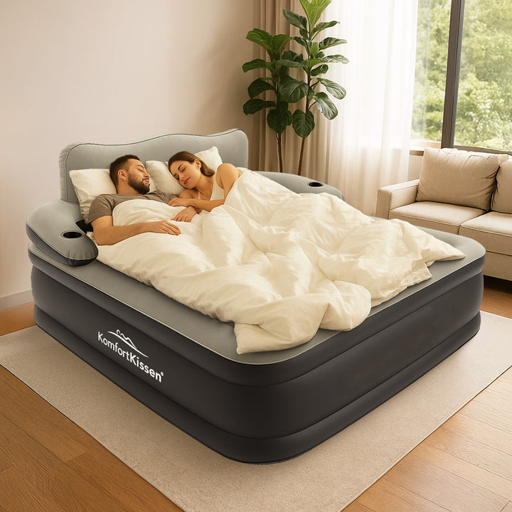 3-in-1-Premium-Luftmatratze Selbstaufblasend