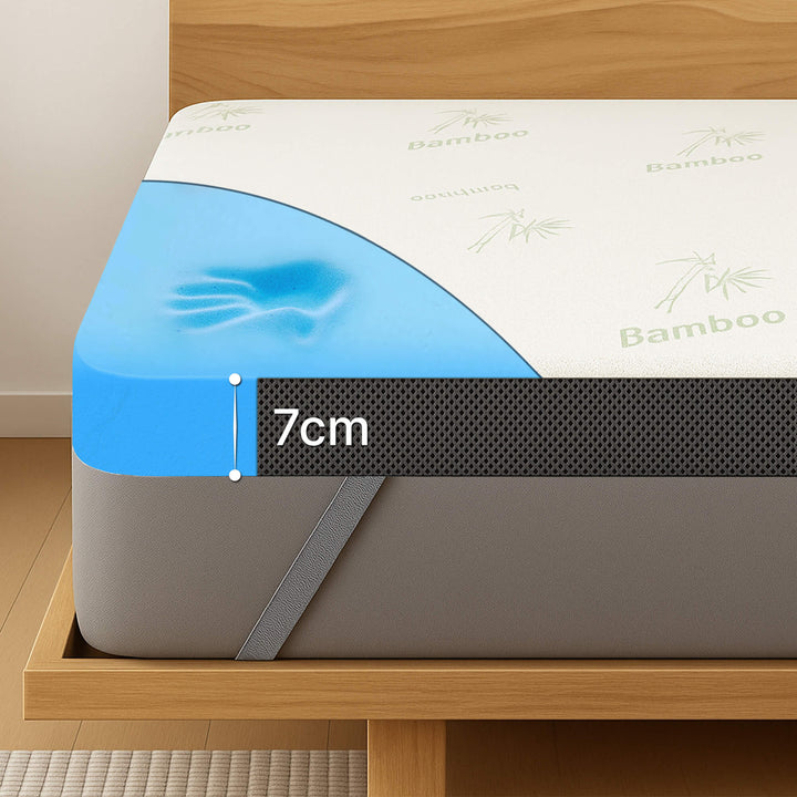 Premium Komfort Topper - Matratzen-Topper mit Gel-Memory-Schaum